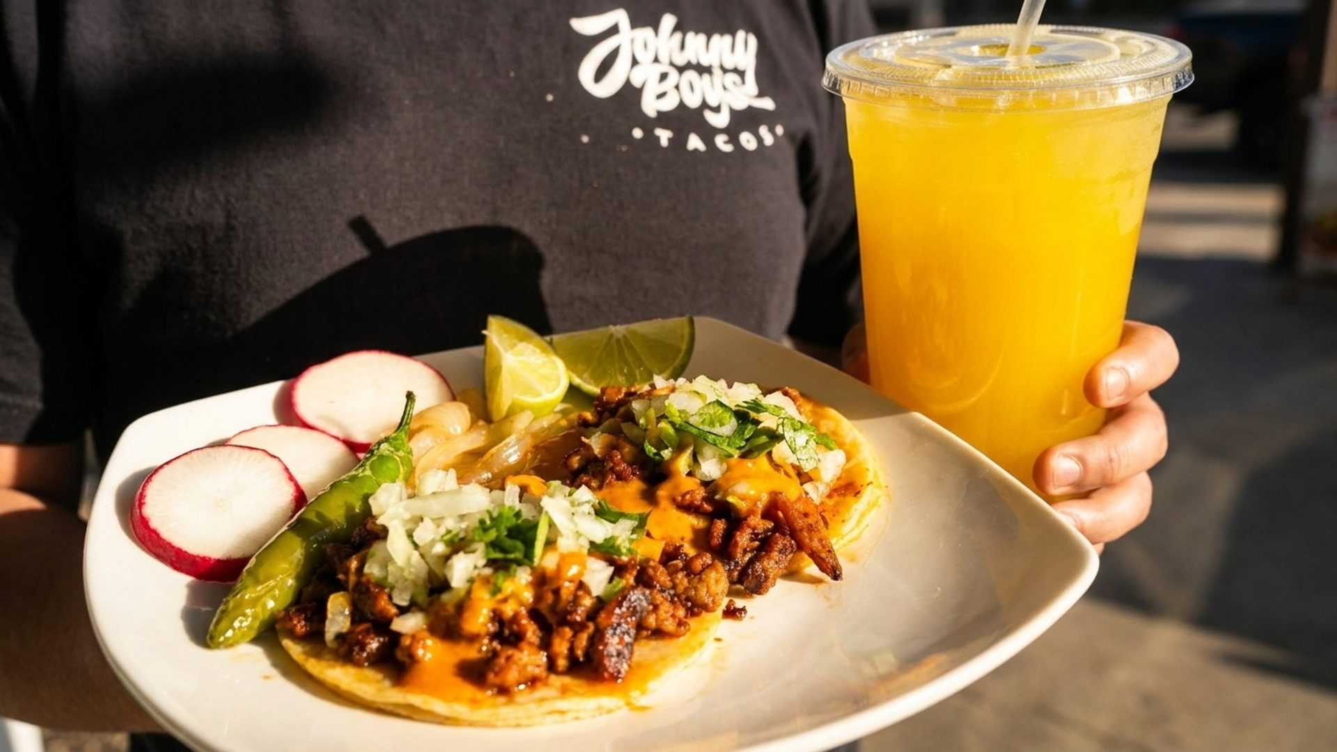 Corning's taquería and pupuseria