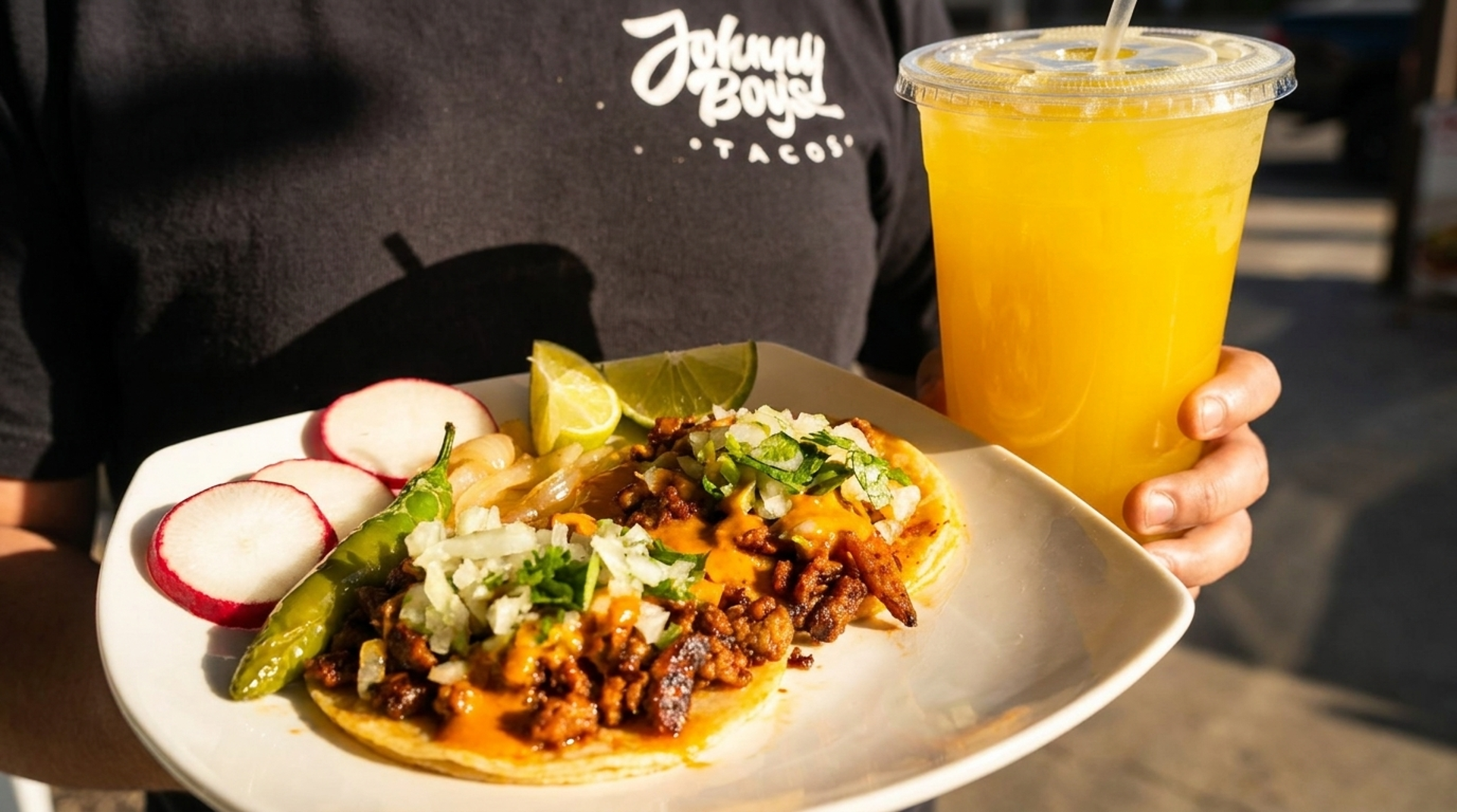 Corning's taquería and pupuseria